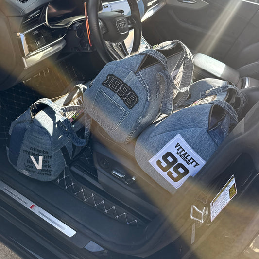 Denim Duffle Bag